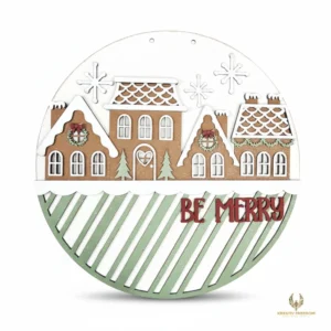 Victorian Gingerbread Door Hanger Christmas DIY Craft Kit