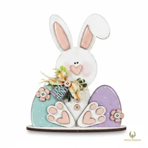 Prim Bunny Shelf Sitter DIY Wood Craft Kit