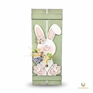 Prim Bunny Table Top Pallet DIY Craft Kit