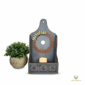 Heirloom Folk Art Shaker Tealight Box DIY Wood Craft Kit