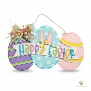 Layered Easter Egg Door Hanger DIY Wood Craft Kit