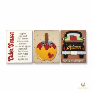 Apple Cider Sign Trio Harvest DIY Wood Craft Kit