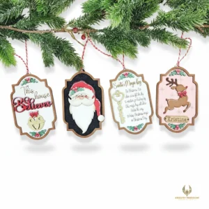 North Pole Ornaments DIY Christmas Wood Craft Kit
