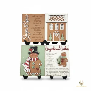 Victorian Gingerbread Trio Signs DIY Wood Craft Kit