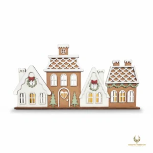 Victorian Gingerbread Village Shelf Sitter DIY Craft Kit