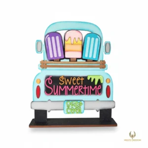 Popsicle Truck Insert - Summer Tiered Tray DIY Craft Kit