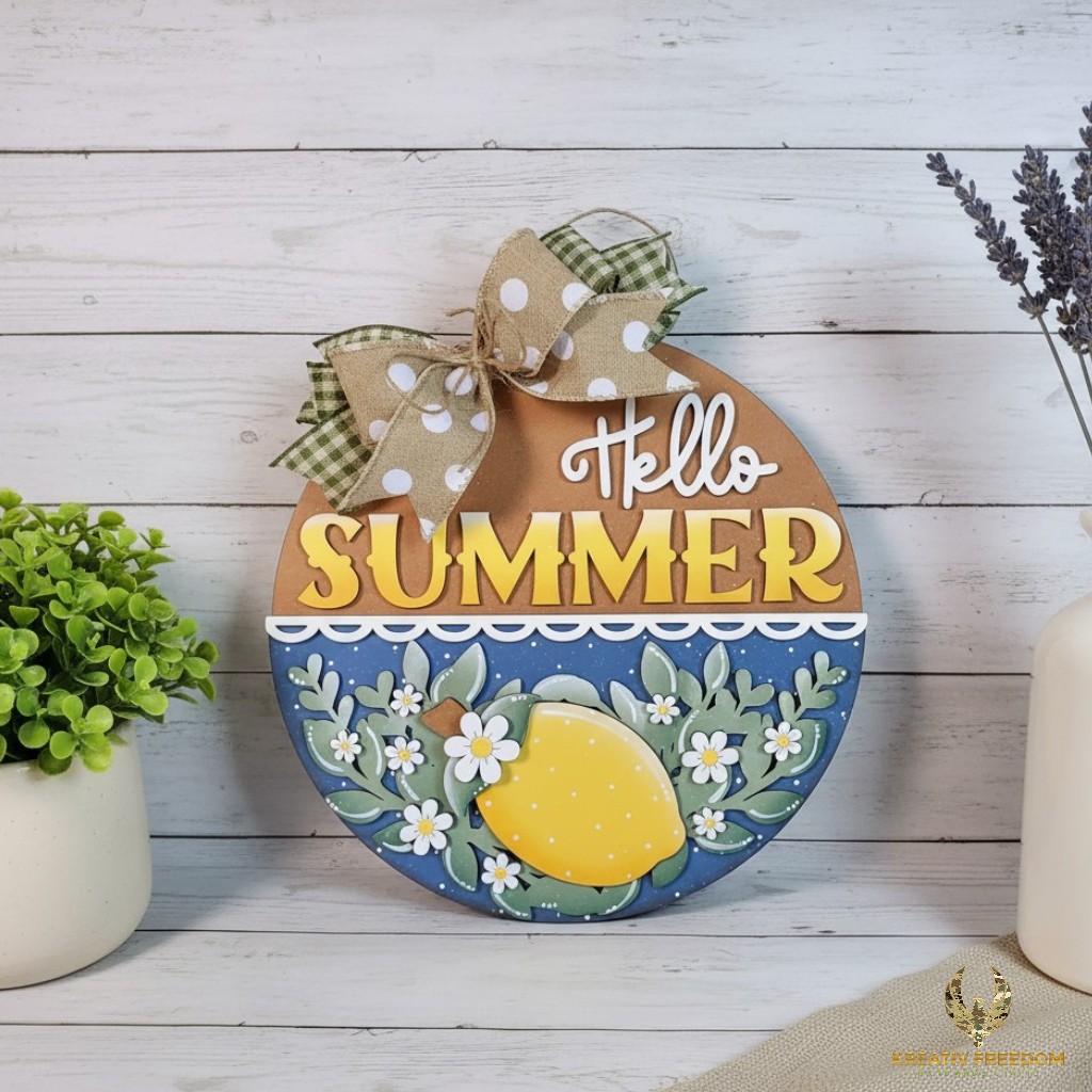 Lemon Door Hanger LF